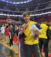 นายชนาธิป จักรวาฬ รหัสนิสิต5910639960 นิสิตชั้นปีที่ 4 ภาควิชาพลศึกษา คณะศึกษาศาสตร์ ประเภทกีฬาบาสเกตบอล ได้รับรางวัลรองชนะเลิศอันดับที่1